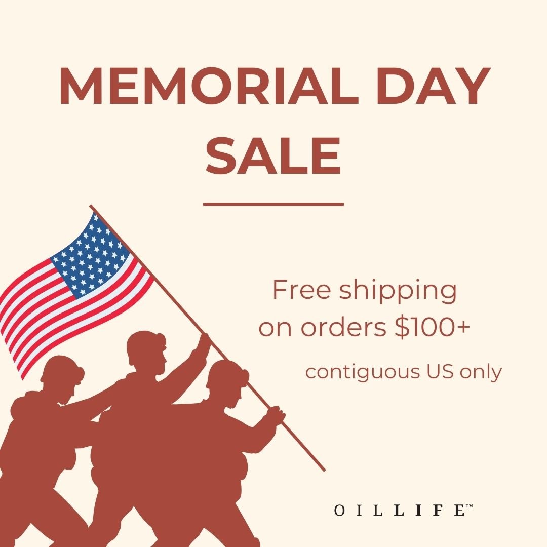 Memorial day sale Free shipping on orders $100+